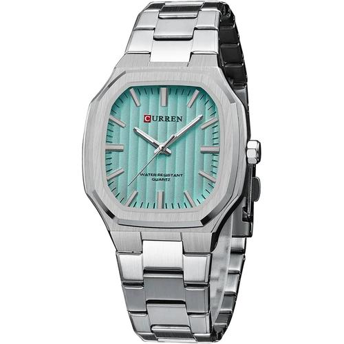 Montre homme cheap rectangulaire bracelet acier